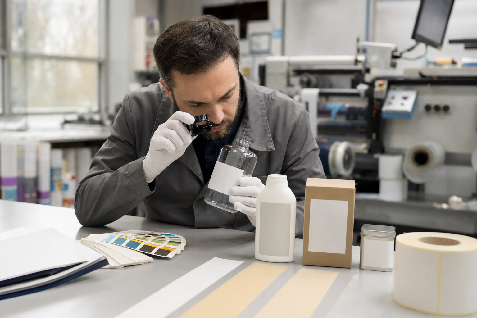 Как проверить этикетку на материале упаковки до тиража: стекло, пластик, картон и другие поверхности