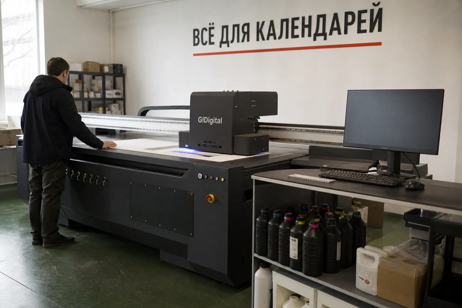 Компания «Всё для календарей» расширила производство с помощью УФ-принтера G!Digital