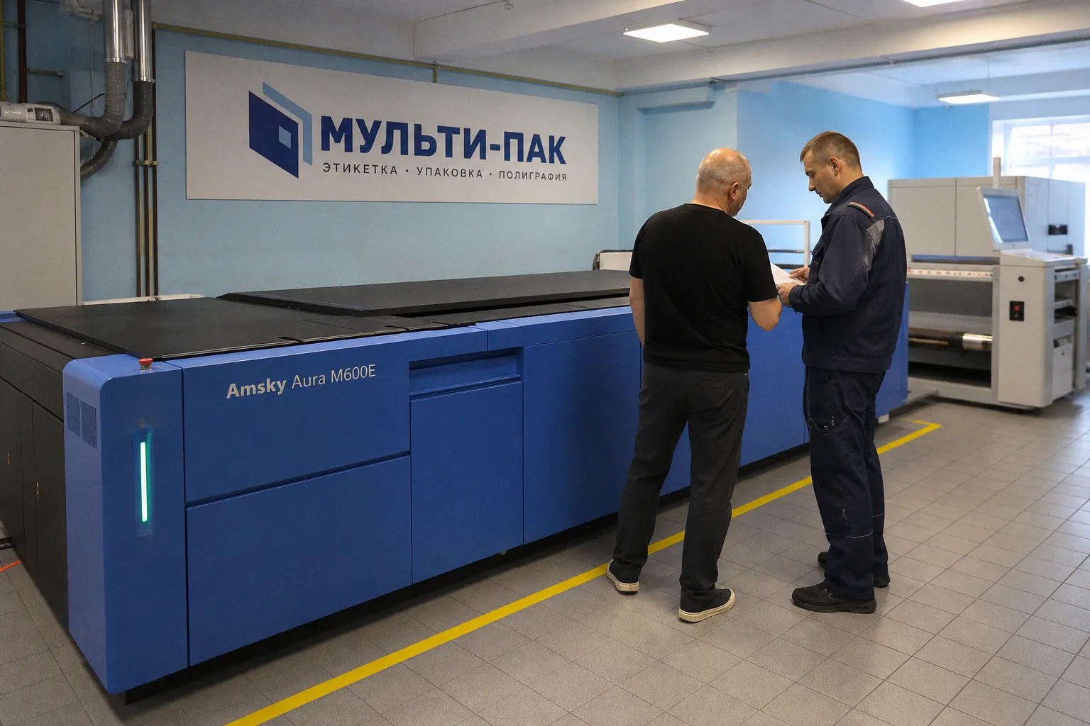 Модернизация формного участка: в «Мульти-Пак» запустили CtP-систему Amsky Aura М600Е