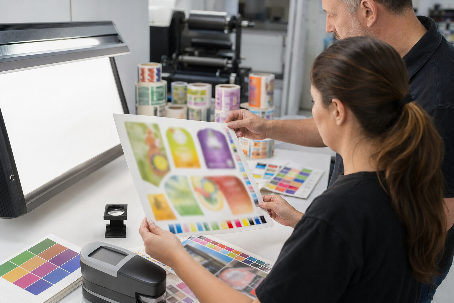 Подписная цветопроба этикетки: чек-лист проверки и согласования перед тиражом