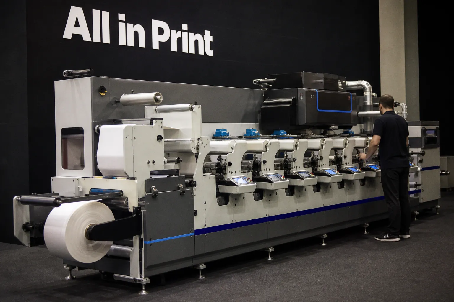Технологические новинки для производства этикетки на выставке All in Print China 2026